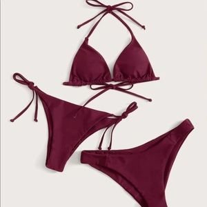 Maroon Bikini